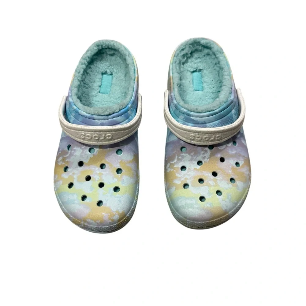 Crocs Kids Clogs with Strap - Multicolor Kids Size 5